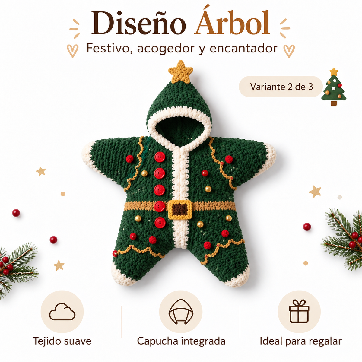 Disfraz estrella para una Navidad mágica